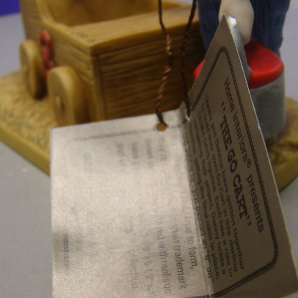 HOMCO DENIM DAYS "THE GO CART" PORCELAIN FIGURINE #15352-00 Farm with hang tag - Picture 9 of 16